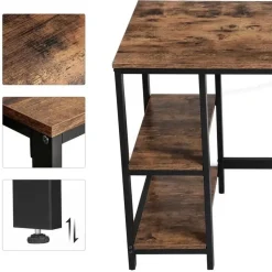 Vasagle Bureau - Werktafel - Vintage Tafel Discount