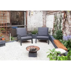 Van der Garde Tuinmeubelen - Premium VDG Atlanta loungestoel - Antraciet Best