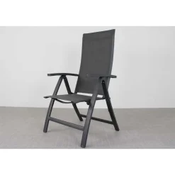 Van der Garde Tuinmeubelen - Premium VDG Corsica verstelbare tuinstoel - Antraciet Hot