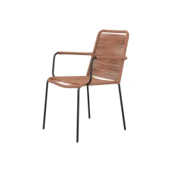 Van der Garde Tuinmeubelen - Premium VDG Denver rope stapelbare tuinstoel Terracotta Discount