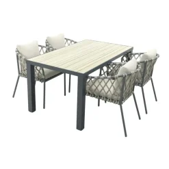 Van der Garde Tuinmeubelen - Premium VDG Sara/Nola tuinset 160x90 cm