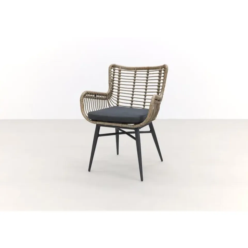 Van der Garde Tuinmeubelen - Premium VDG Set van 4 - Jasmine dining tuinstoel - Naturel Hot