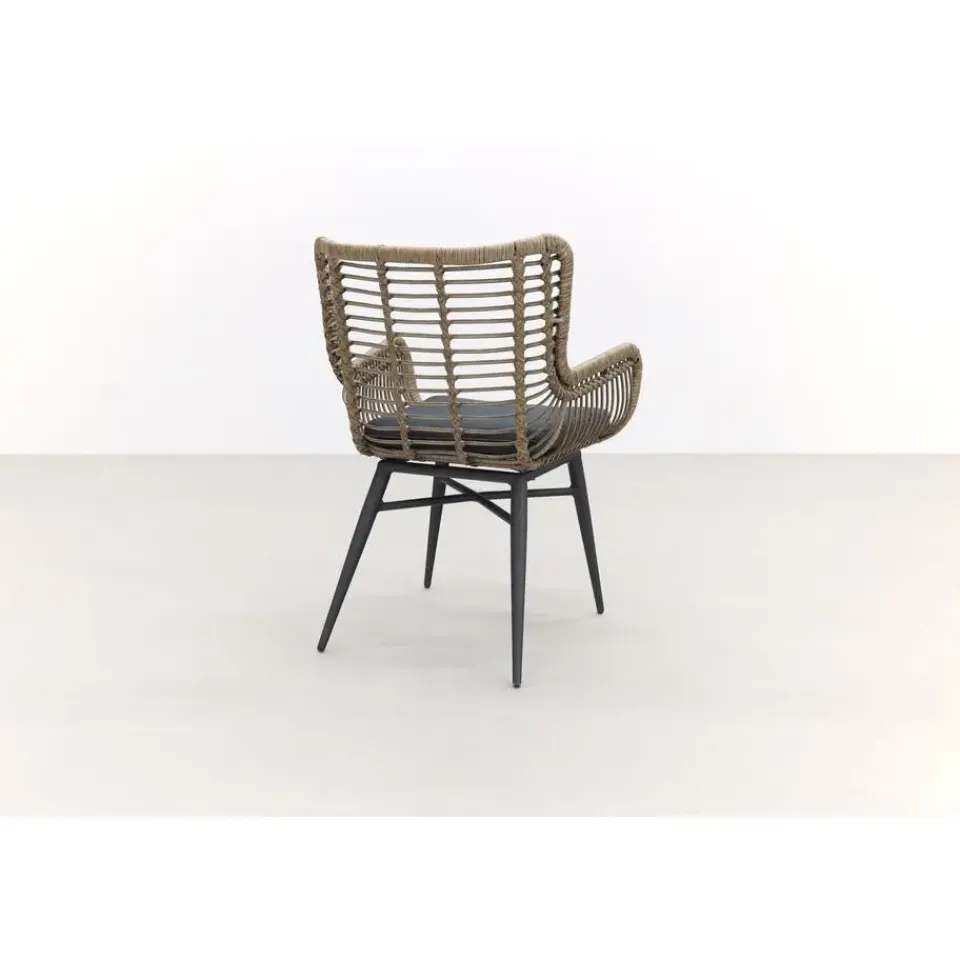 Van der Garde Tuinmeubelen - Premium VDG Set van 4 - Jasmine dining tuinstoel - Naturel Hot