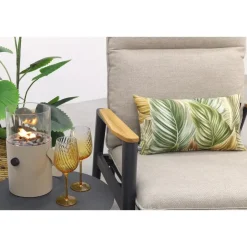 Van der Garde Tuinmeubelen - Premium VDG Solaro/Velora verstelbare loungestoelen set (3-delig) - Royal grey / Zand Outlet