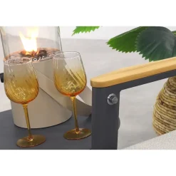 Van der Garde Tuinmeubelen - Premium VDG Solaro/Velora verstelbare loungestoelen set (3-delig) - Royal grey / Zand Outlet