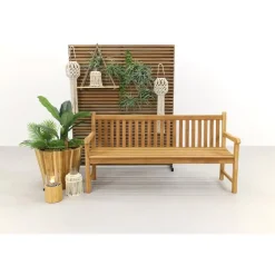 Livingfurn VDG Teak houten tuinbank Bison - 180 cm New