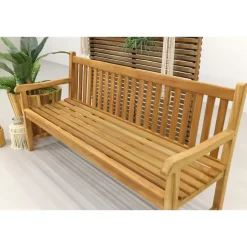 Livingfurn VDG Teak houten tuinbank Bison - 180 cm New