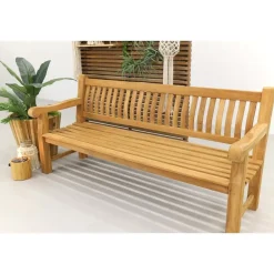 Livingfurn VDG Teakhouten tuinbank Patrick XL - 200 cm Online
