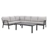 Van der Garde Tuinmeubelen - Premium VDG Viento/Atlanta hoek loungeset (4-delig) - Royal Grey/Antraciet Best