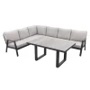 Van der Garde Tuinmeubelen - Premium VDG Viento/Darwin lounge-/diningset (4-delig) - Royal Grey/Antraciet Online