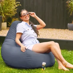 Veeva Zitzak Gaming - Zitzak Buiten - Houtskool Clearance