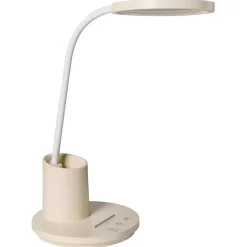 Leen Bakker VELA - Bureaulamp LED - Lichtbeige - Synthetisch materiaal Hot