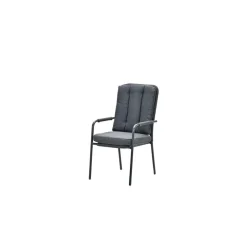 Garden Impressions Venice dining fauteuil - carbon black - rope dark grey - mystic grey Online