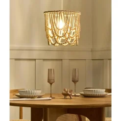 Leen Bakker VERUGAL - Kroonluchter - Lichtbruin - Rubberhout Best