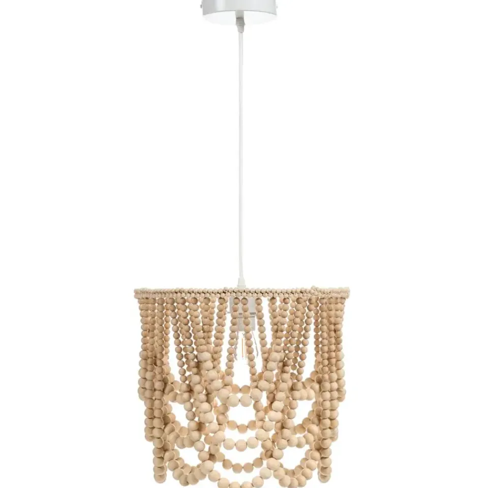 Leen Bakker VERUGAL - Kroonluchter - Lichtbruin - Rubberhout Best