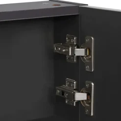 vidaXL - Badkamerkast - Antraciet - MDF