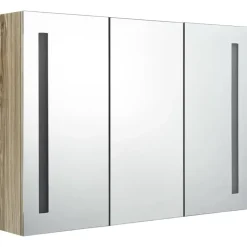 vidaXL - Badkamerkast - Grijs - MDF - 89 x 14 x 62 cm Online