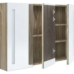 vidaXL - Badkamerkast - Grijs - MDF - 89 x 14 x 62 cm Online