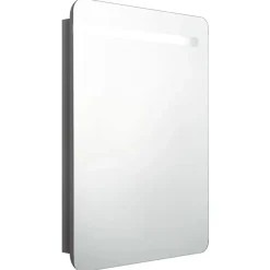 vidaXL - Badkamerkast - Grijs - MDF New