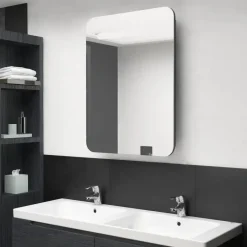 vidaXL - Badkamerkast - Grijs - MDF New