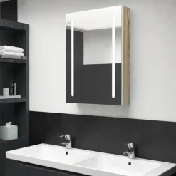 vidaXL - Badkamerkast - Wit - MDF - 50 x 13 x 70 cm Best