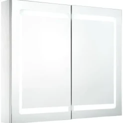 vidaXL - Badkamerkast - Wit - MDF Best