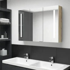 vidaXL - Badkamerkast - Wit - MDF - 89 x 14 x 62 cm Clearance