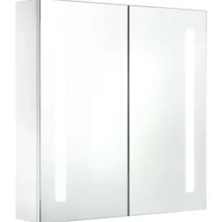 vidaXL - Badkamerkast - Wit - MDF - 62 x 14 x 60 cm New