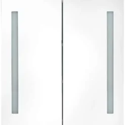 vidaXL - Badkamerkast - Wit - MDF - 62 x 14 x 60 cm New