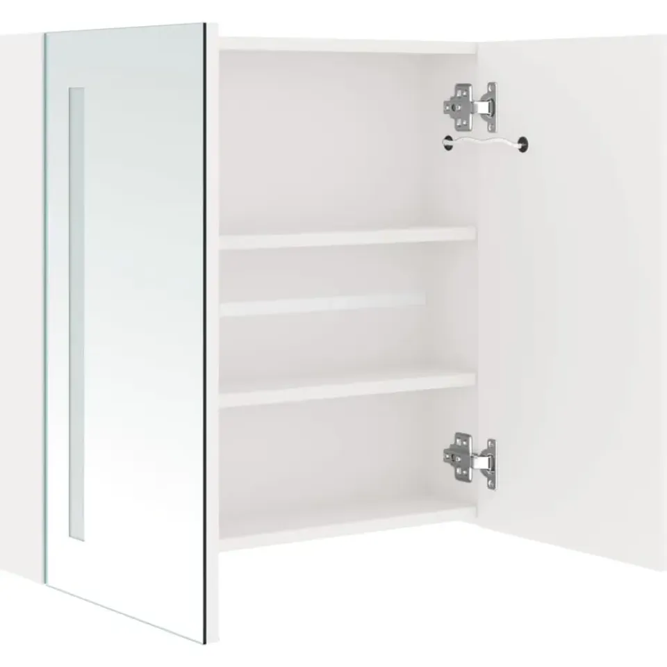 vidaXL - Badkamerkast - Wit - MDF - 62 x 14 x 60 cm Outlet