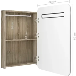 vidaXL - Badkamerkast - Wit - MDF Discount