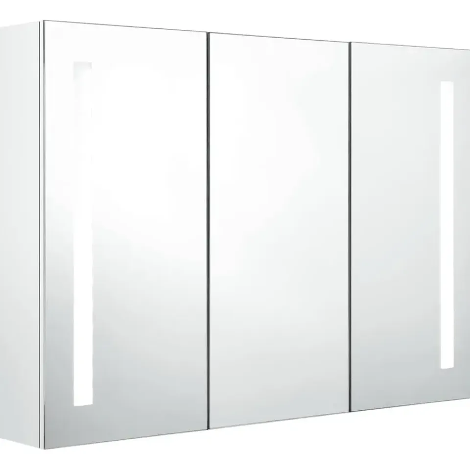 vidaXL - Badkamerkast - Wit - MDF - 89 x 14 x 62 cm New