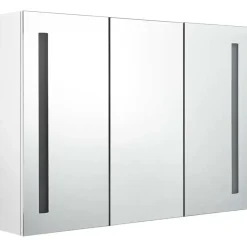 vidaXL - Badkamerkast - Wit - MDF - 89 x 14 x 62 cm New