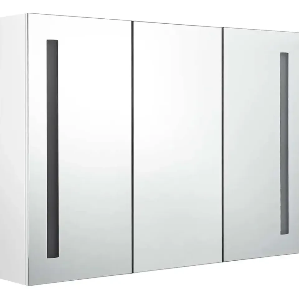 vidaXL - Badkamerkast - Wit - MDF - 89 x 14 x 62 cm New