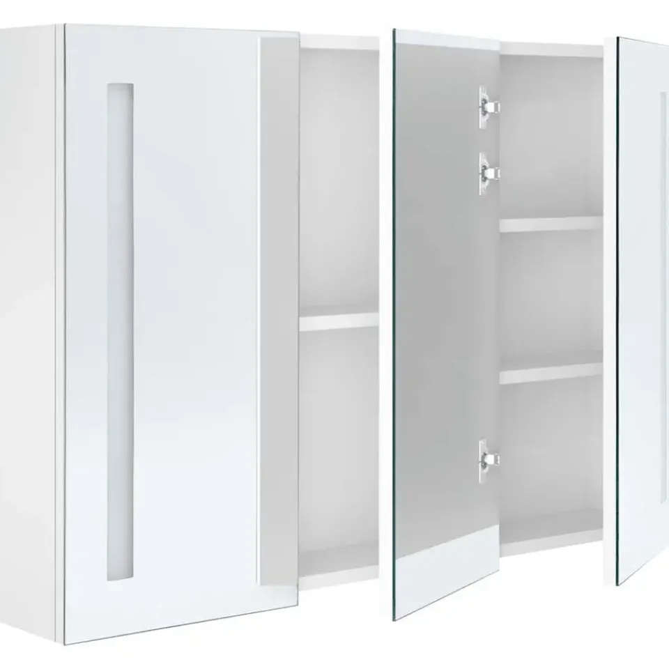 vidaXL - Badkamerkast - Wit - MDF - 89 x 14 x 62 cm New