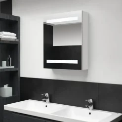 vidaXL - Badkamerkast - Wit - MDF Outlet