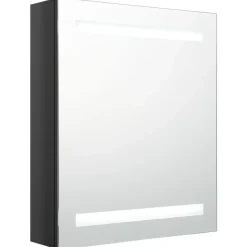 vidaXL - Badkamerkast - Zwart - MDF Best