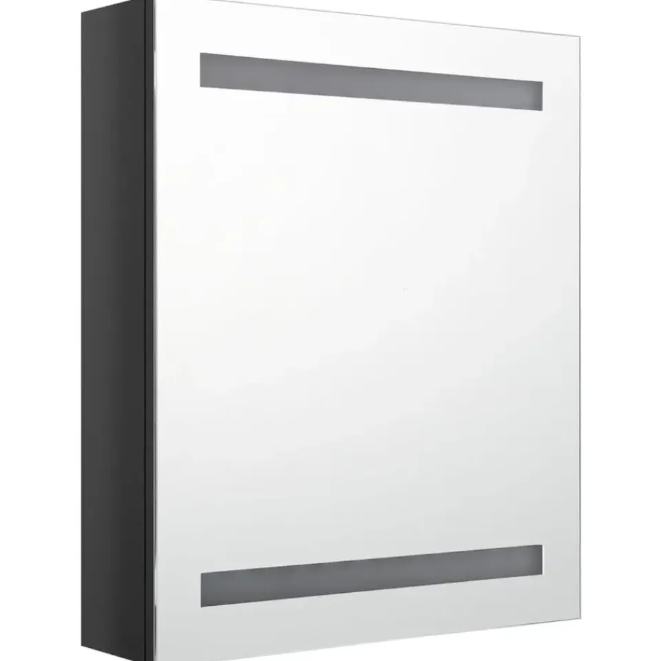 vidaXL - Badkamerkast - Zwart - MDF Best