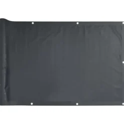 vidaXL - Balkonscherm - Antraciet - 90 x 500 cm