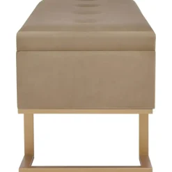 vidaXL - Bank - Beige - Stof Hot