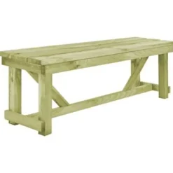 vidaXL - Bank - Bruin - Geïmpregneerd grenenhout - 140 x 38 x 45 cm Discount