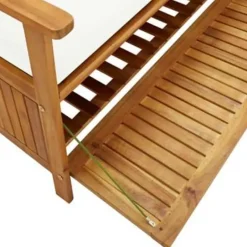 vidaXL - Bank - Bruin - Hout - 170 cm Discount