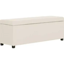 vidaXL - Bank - Crème - Polyester Online