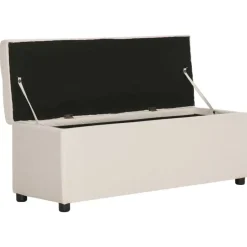 vidaXL - Bank - Crème - Polyester Online