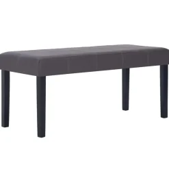 vidaXL - Bank - Grijs - Kunstleer Discount