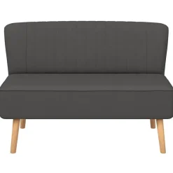 vidaXL - Bank - Grijs - Stof Best