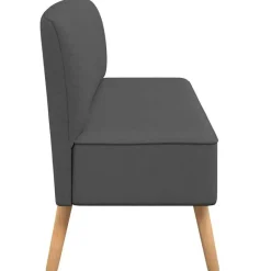 vidaXL - Bank - Grijs - Stof Best