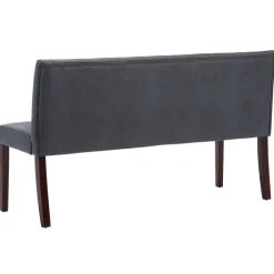 vidaXL - Bank - Grijs - Suède - 148.5 cm Outlet