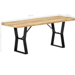 vidaXL - Bankje - Bruin - Hout Hot