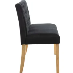 vidaXL - Bankje - Zwart - Fluweel Sale